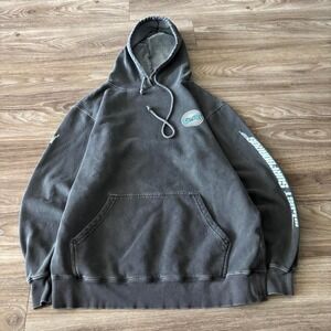 Vintage Y2K/2000s Grey Lost Surfboards Surf Essential Hoodie! Size S